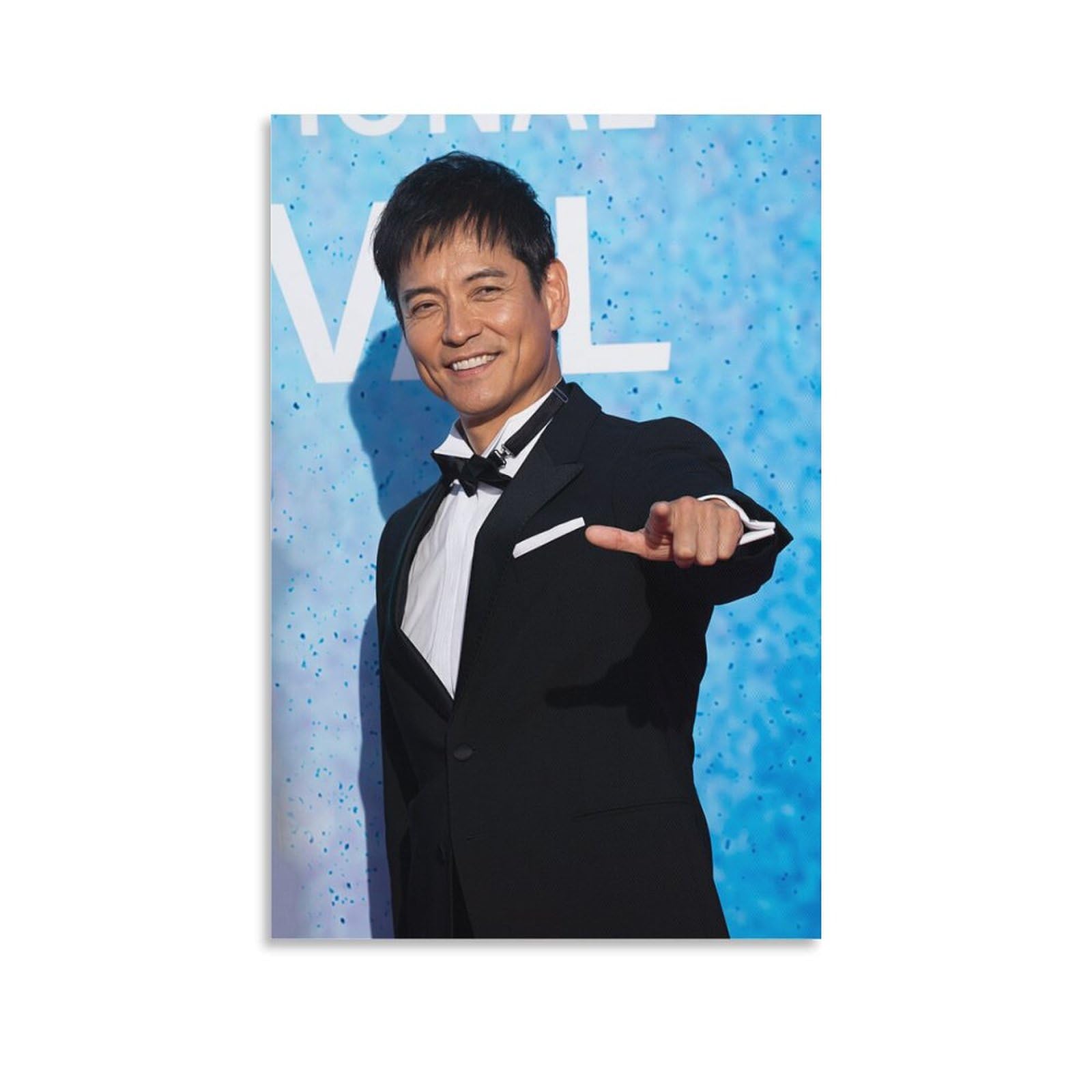 Amazon.co.jp: 沢村 一樹俳優写真2ポスター プリント キャンバス 絵画