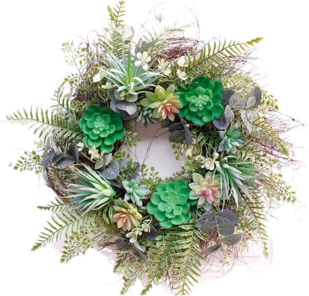 American Small Clear Door Decoration Wall Hanging Wreath