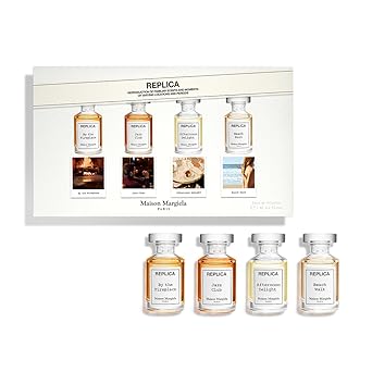 Maison Margiela Replica 4-Piece Fragrance Discovery Set With Beach Walk, Jazz Club, By the Fireplace, & Afternoon Delight 0.24 Fl Oz Each