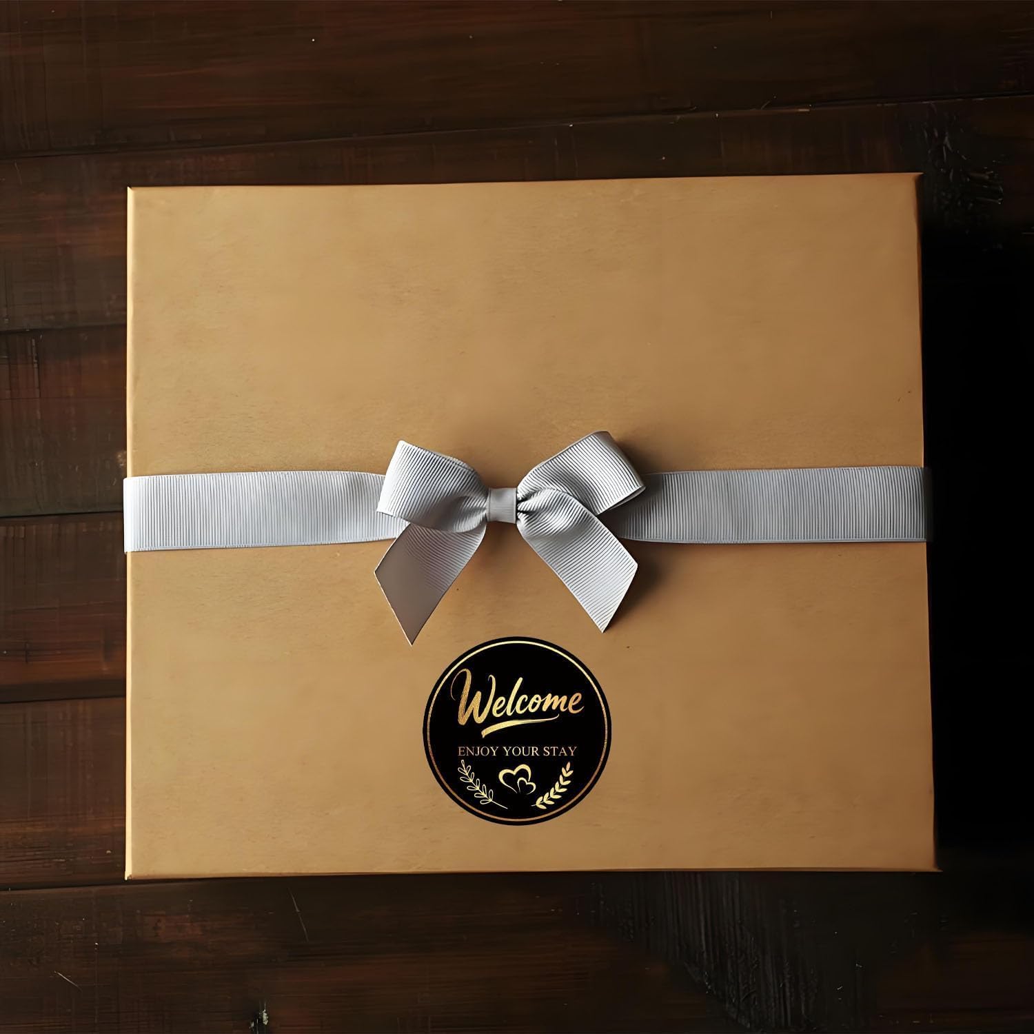 100 Pcs Gold Welcome Hotel Guest Stickers 2inch Hotel Key Card Labels for Envelope Gift Wrapping - Image 4