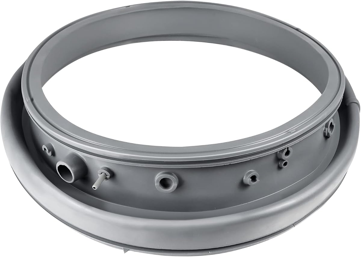 Upgraded DC97-16140P DC97-19755A Washer Door Boot(OEM) by Techecook - Replacement for Samsung Front Load Washer Door Seal WF45K6200AW WF45K6200AZ - Replace DC64-02174A,DC97-19755A,AP6002538,PS11735181