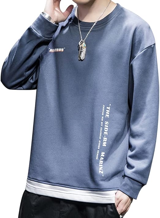 Tシャツ メンズ 長袖 パーカー プルオーバー 秋服 無地 軽い 柔らかい 洋服 おしゃれ 英字 プリントゆったり 長袖 パーカー 大きいサイズ 春秋服 ファッション 通販