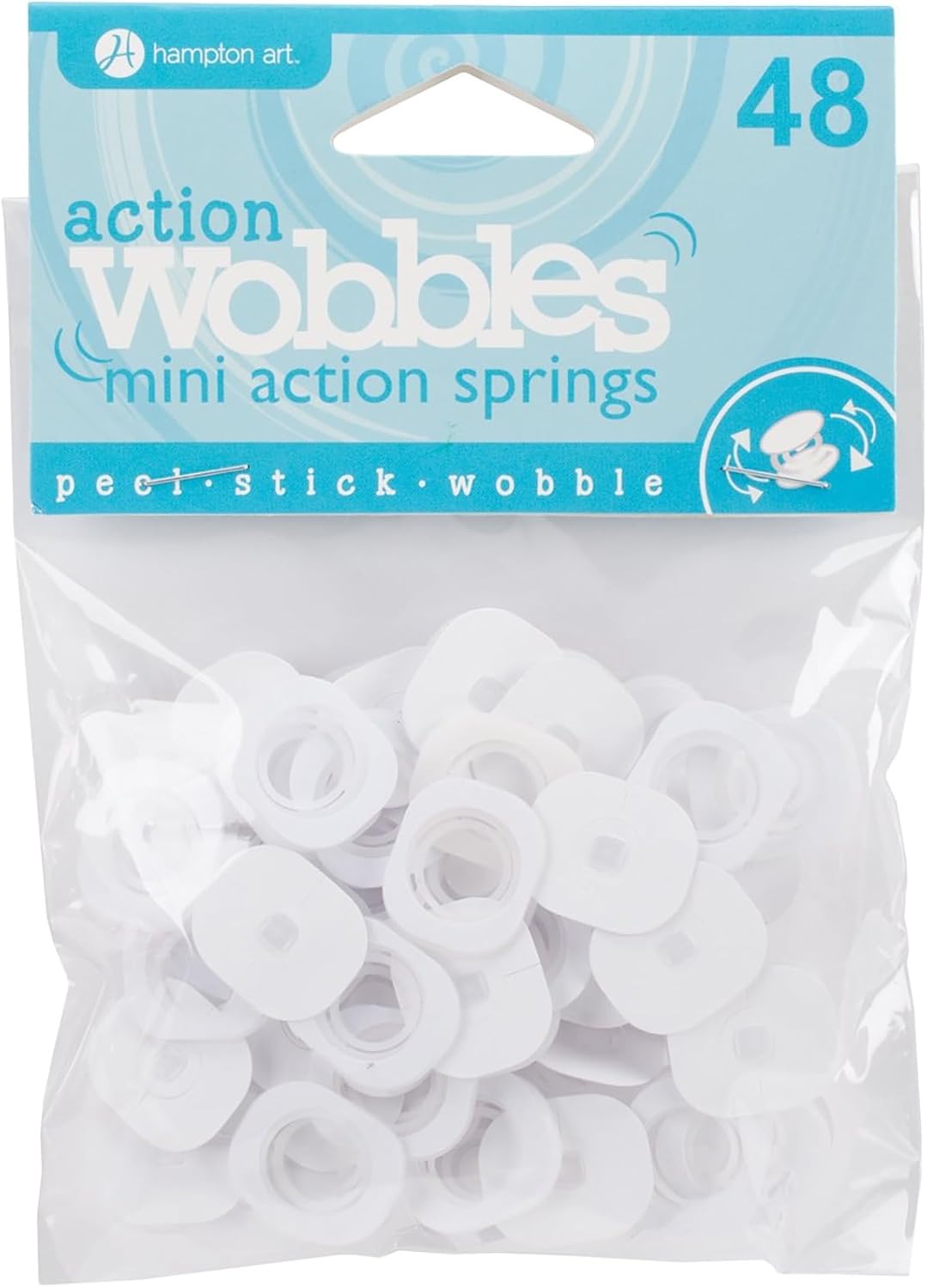 Hampton Art Action Wobble Spring, 48-Pack