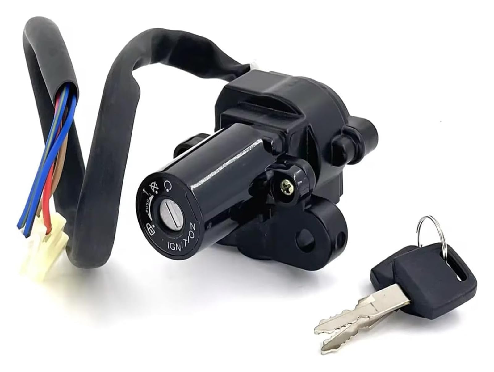 Interruptor Encendido Cerradura para MT03 para MT07 para MT09 XJ6 FZ1 FZ07/09 Interruptor De Encendido Bloqueo + Llave Interruptor Llave Encendido