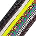 Produktbild Neotrims geflochtener Bolo-Riemen, aus PU, flach, Gurt, für Taschen, Gürtel, Schuhe und Bekleidung. Stark biegsam. Mit hoher Festigkeit, strapazierfähig und funktionell, ideal für Bastelarbeiten, in einer tollen Auswahl von 8 Farben., Polyurethan, hellgelb, 1 m