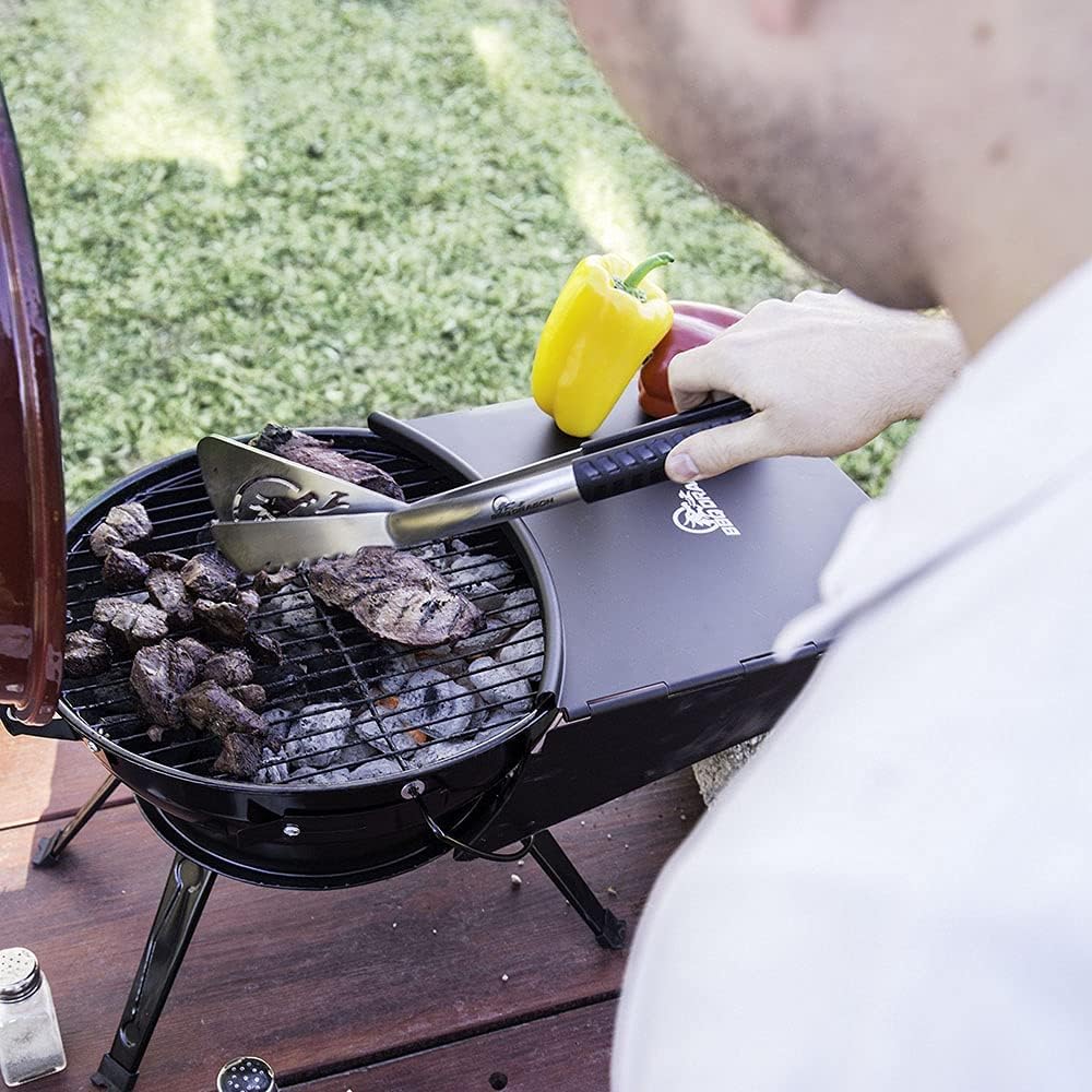 BBQ Dragon - Grill Utensils - BBQ Tools Grilling Tools Set - Spatula, Fork, Tongs Combined in 2 Barbecue Grilling Accessorie BBQ Set - Barbecue Utensils Set - Grill Tool Set for Outdoor Grill