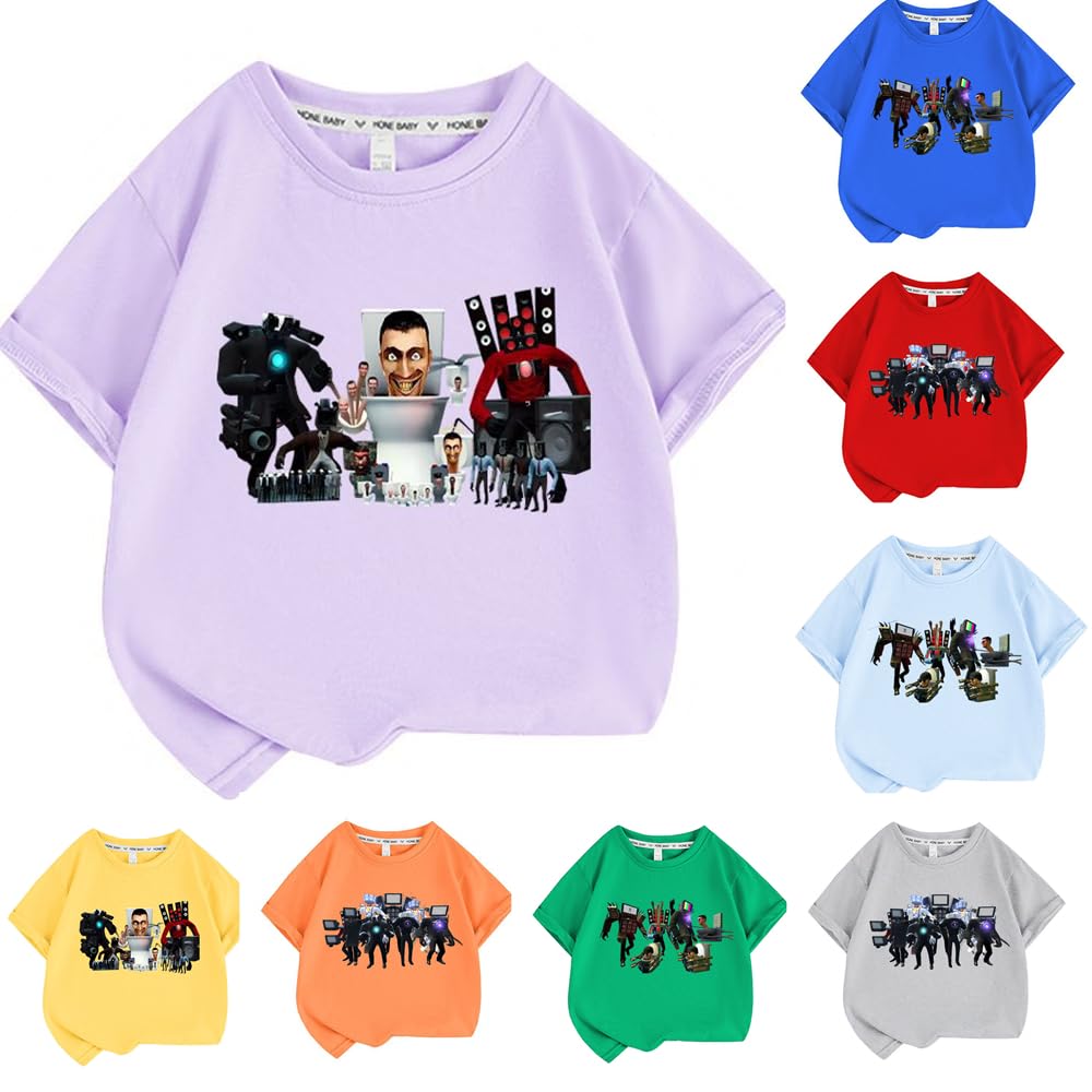 Amazon.co.jp: [PRABOS]スキビディ トイレ tシャツ キッズ skibidi  