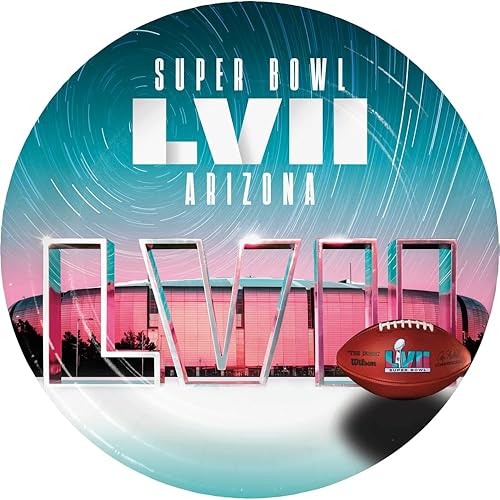 Trendware Super Bowl LVII - Platos de papel 24 unidades