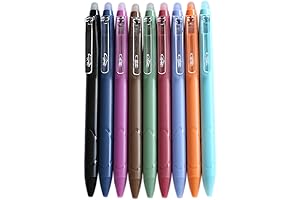 Vintage 9 Colors Erasable Gel Ink Pens