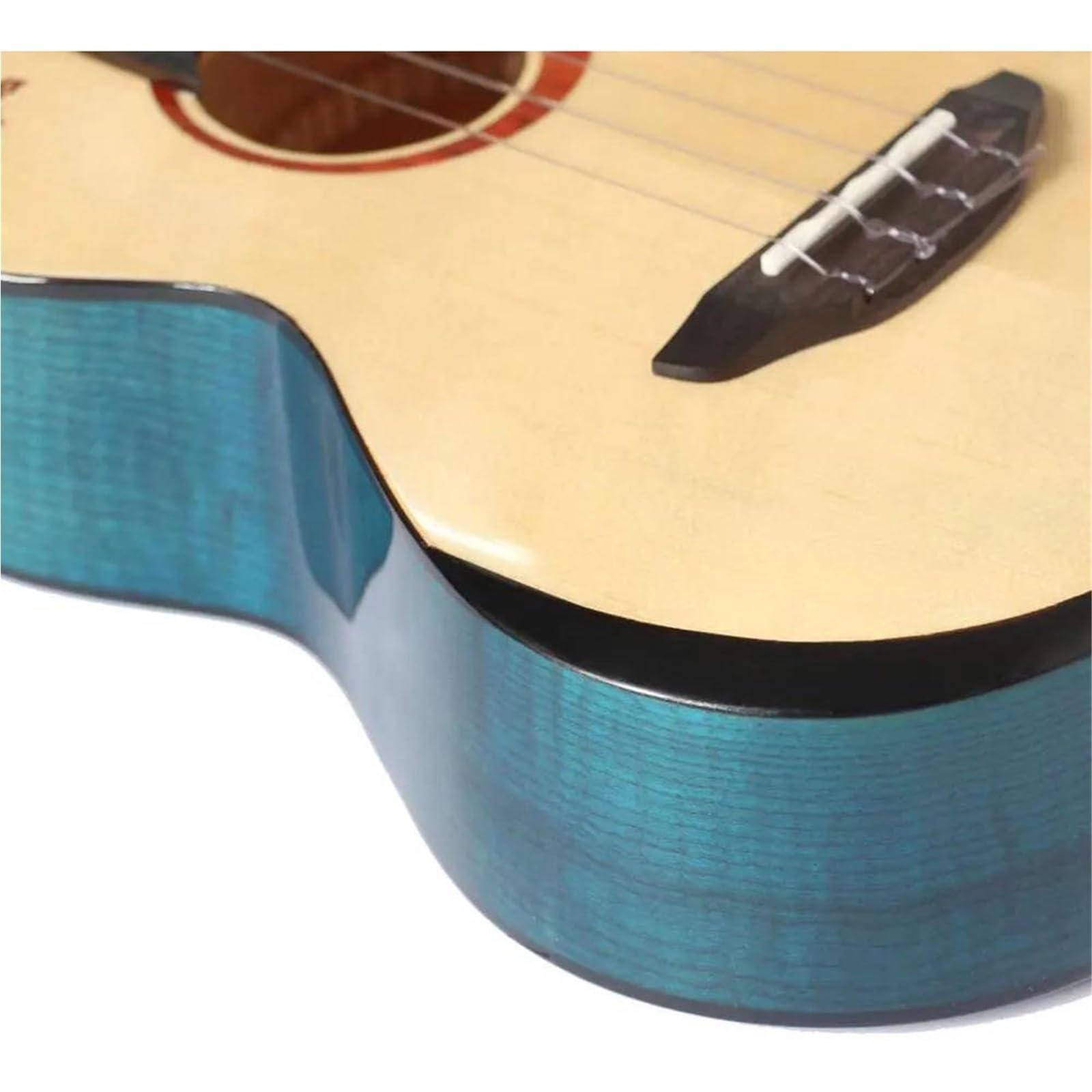 Profesjonalna Ukulele Ukulele Tenorowe Dla Początkujących 26 Cali Lite Drewno Świerkowe Wykończenie Na Wysoki Połysk Z Twardym Futerałem Tuner Pasek Kapodaster
