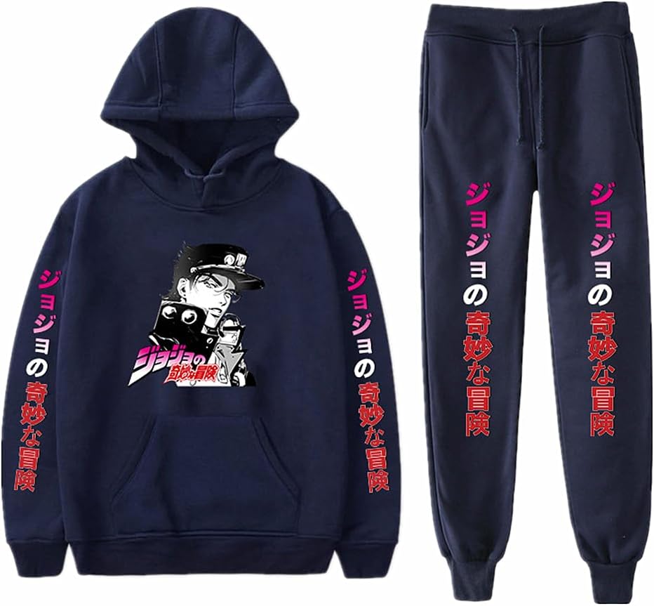 Anime Manga JoJo's Bizarre Adventure Sweat à Capuche Et Pantalon - 3