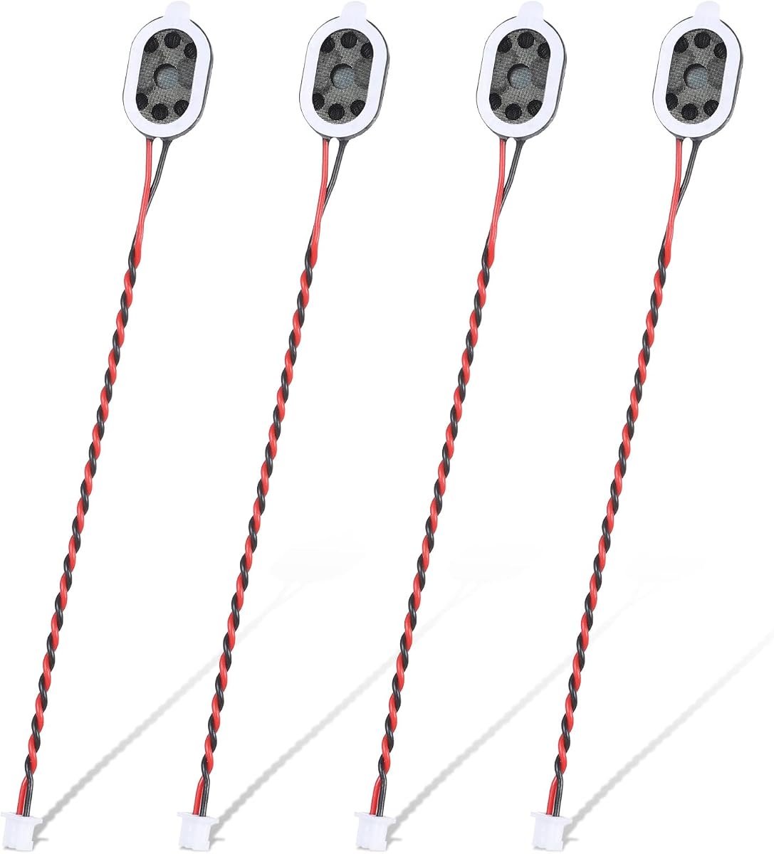 4 piezas de altavoz portátil para máquina de publicidad, mini altavoz de cavidad de 1 vatio y 8 ohmios, altavoces pequeños de cavidad de rango completo de 3,3 V y 5 V con interfaz JST-PH1,25 mm-2 pines para proyectos electrónicos pequeños de bricolaje
