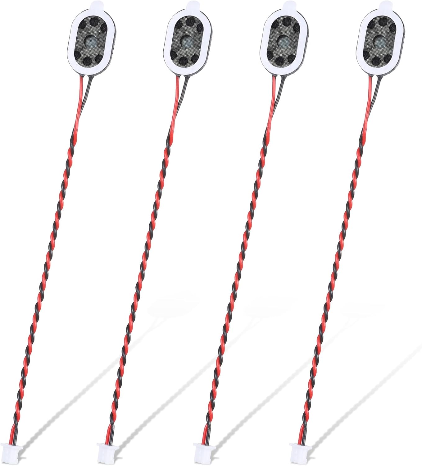 4 Pcs Portable Advertising Machine Speaker 1 Watt 8 Ohm Cavity Mini Speaker 3.3V 5V Full-Range Cavity Small Speakers with JST-PH1.25mm-2 pin Interface for DIY Small Electronic Projects