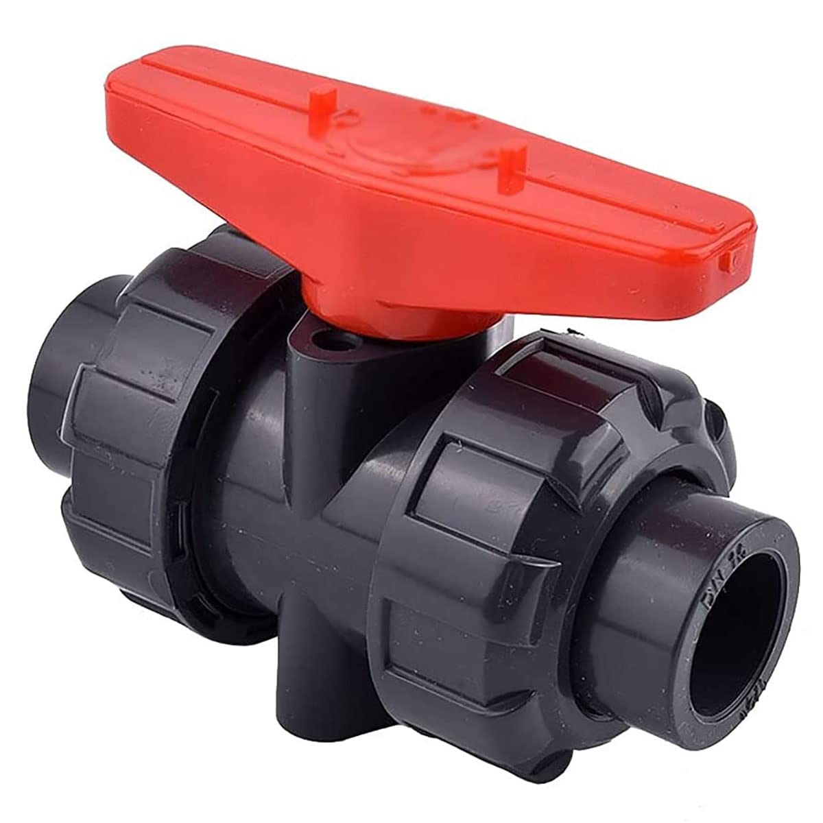 Gros robinet à tournant en PVC 63mm pour tuyau et traitement de l'eau