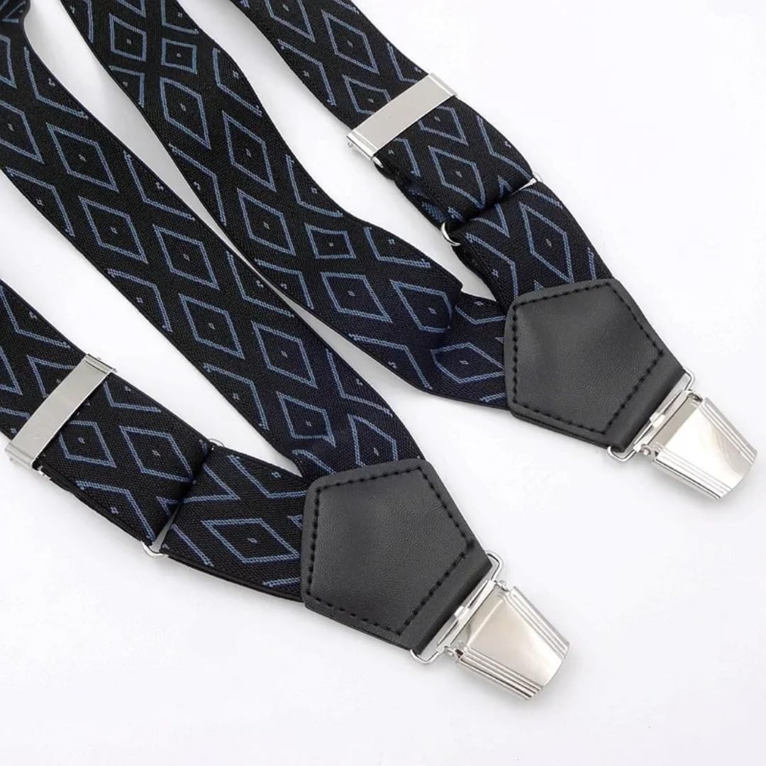 Bretelle Suspender Gentleman Side Carry Pants Strap Driver Side Clip Design Cintura in Vita Bretella da Uomo alla Moda