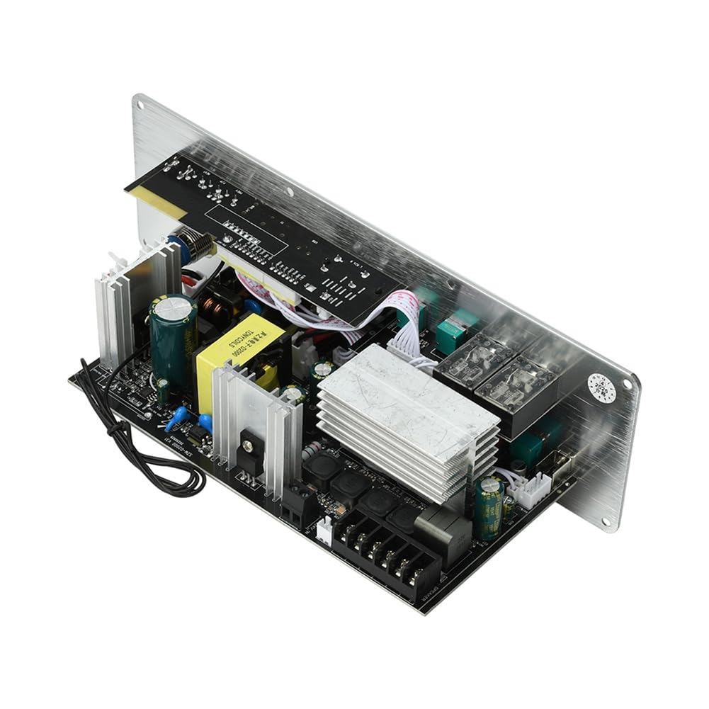 Carte Amplificatrice de Son Bluetooth D2000/D2000C, Amplificateur de Son 2.1 Canaux à Haute Puissance, Carte Amplificatrice de Son Bluetooth, Prise EU.