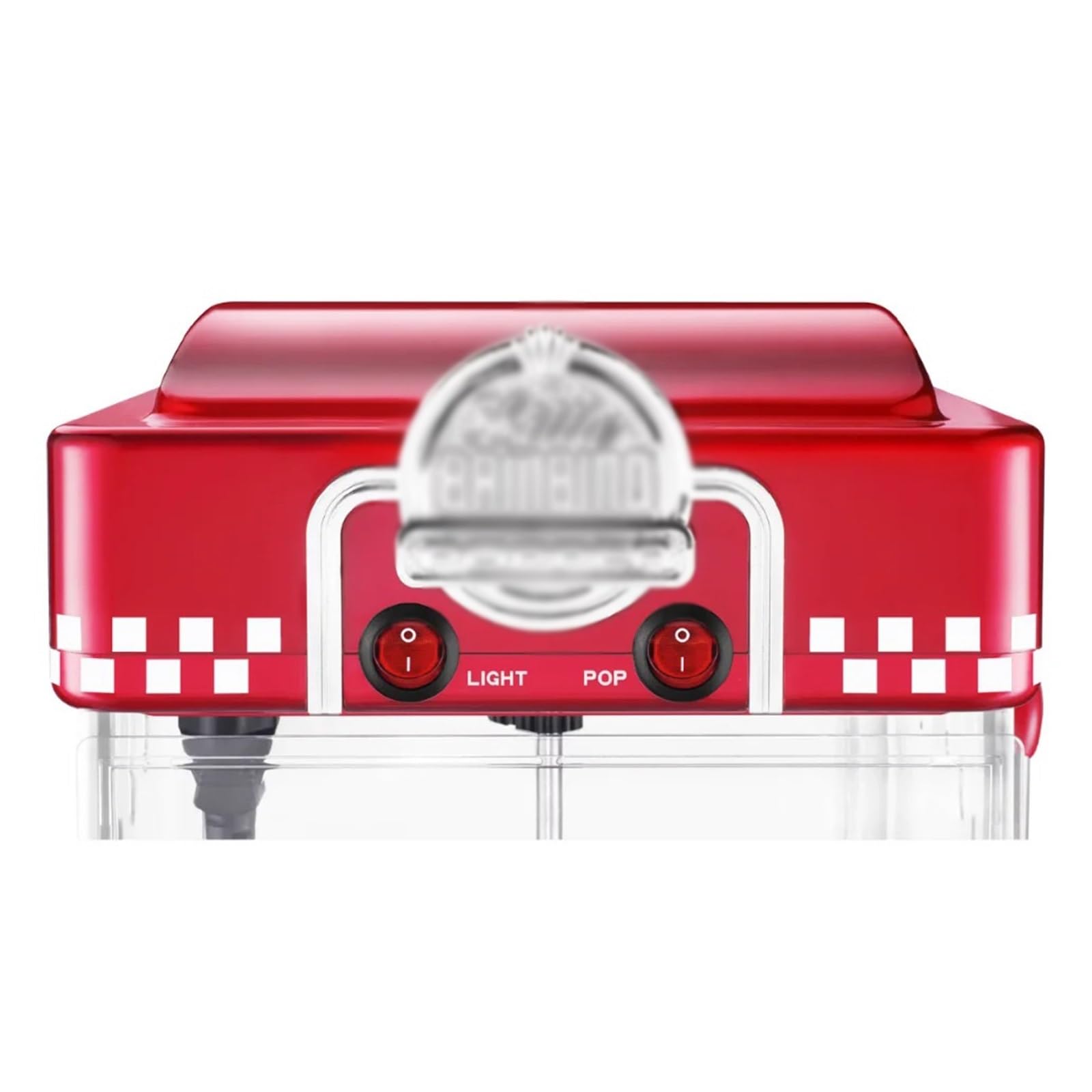 Maszyna do popcornu Stołowa maszyna retro Popcorn Popper Komora grzewcza o dużej pojemności Szybka do robienia popcornu (2,5 uncji, czerwona)