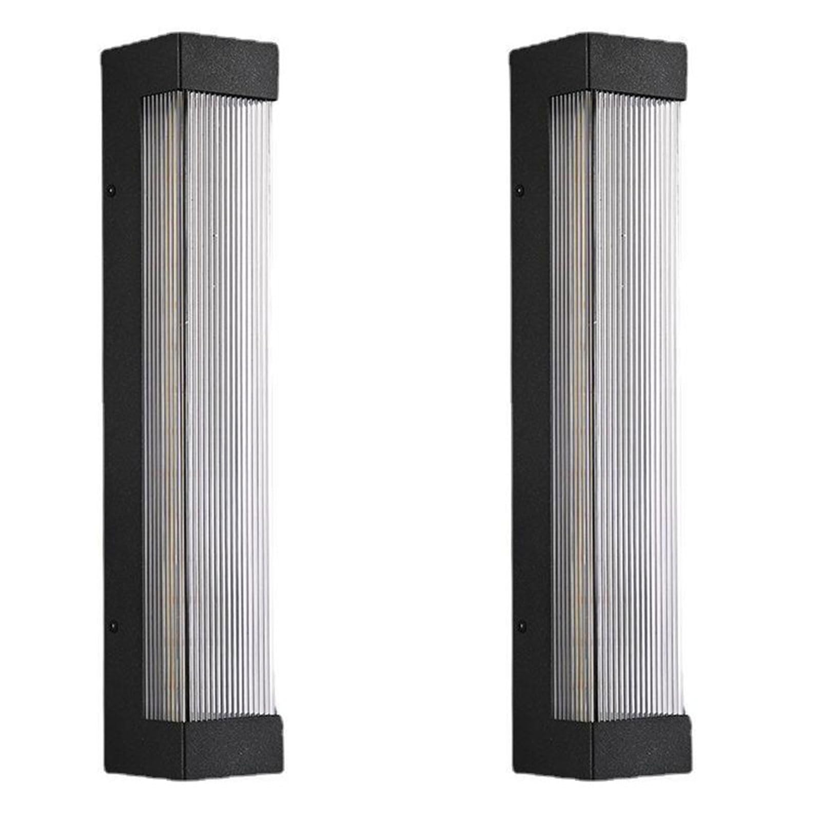Lámpara LED de pared exterior impermeable para iluminar patios oscuros 8