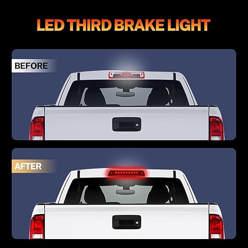 Miniatura 3 de AUTOXBERT 3 luz de freno para Ford F150 2009 2010 2011 2012 2013 2014 Ford F150 2009-2014 impermeable LED de montaje alto tercera luz de freno