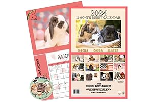 Bunny Calendar 2024-2025: A Hopping Good Time for Bunny Lovers