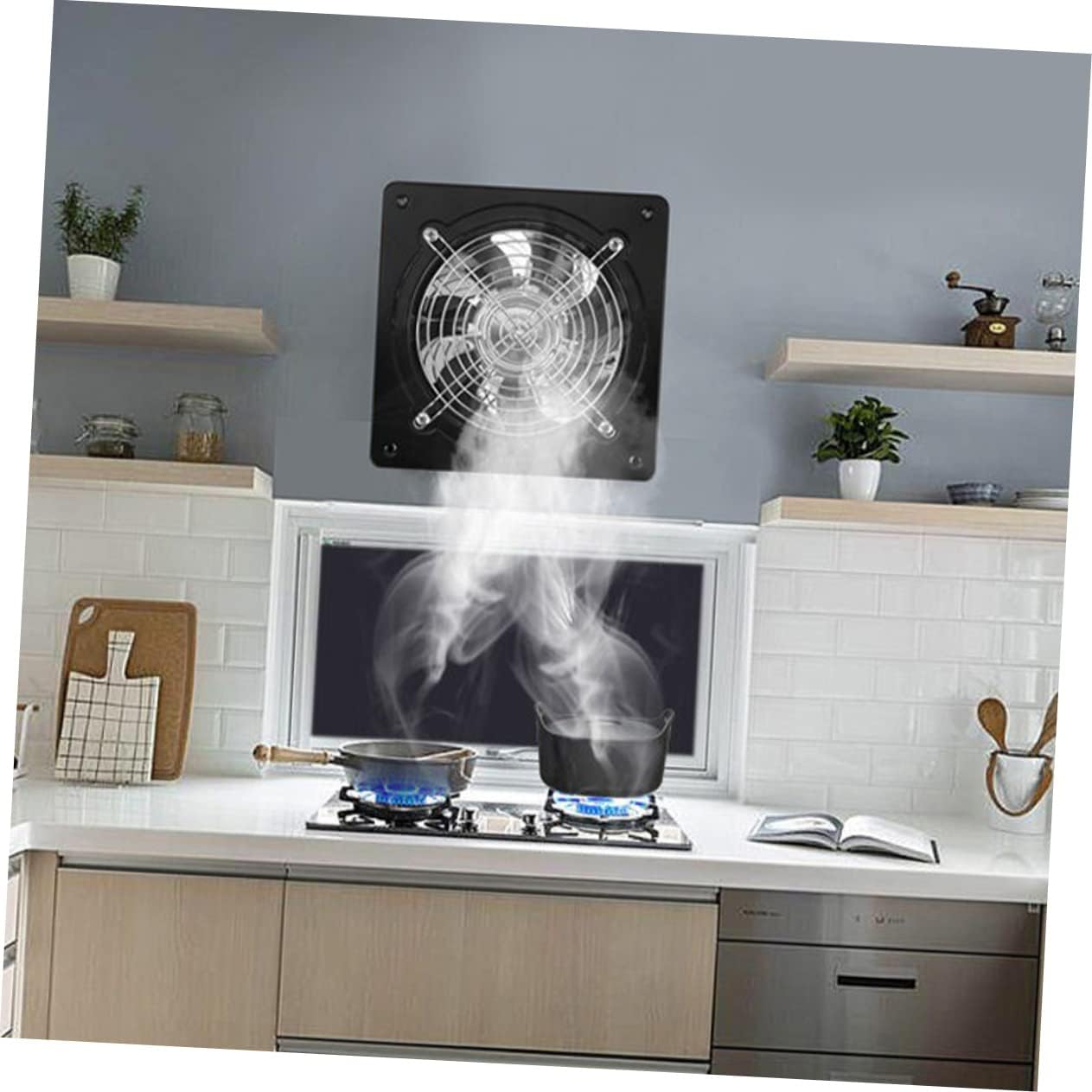 Exhaust Fan for Bathroom 6 Inch Ductless Ventilation Fan Silent and Efficient for Home Use