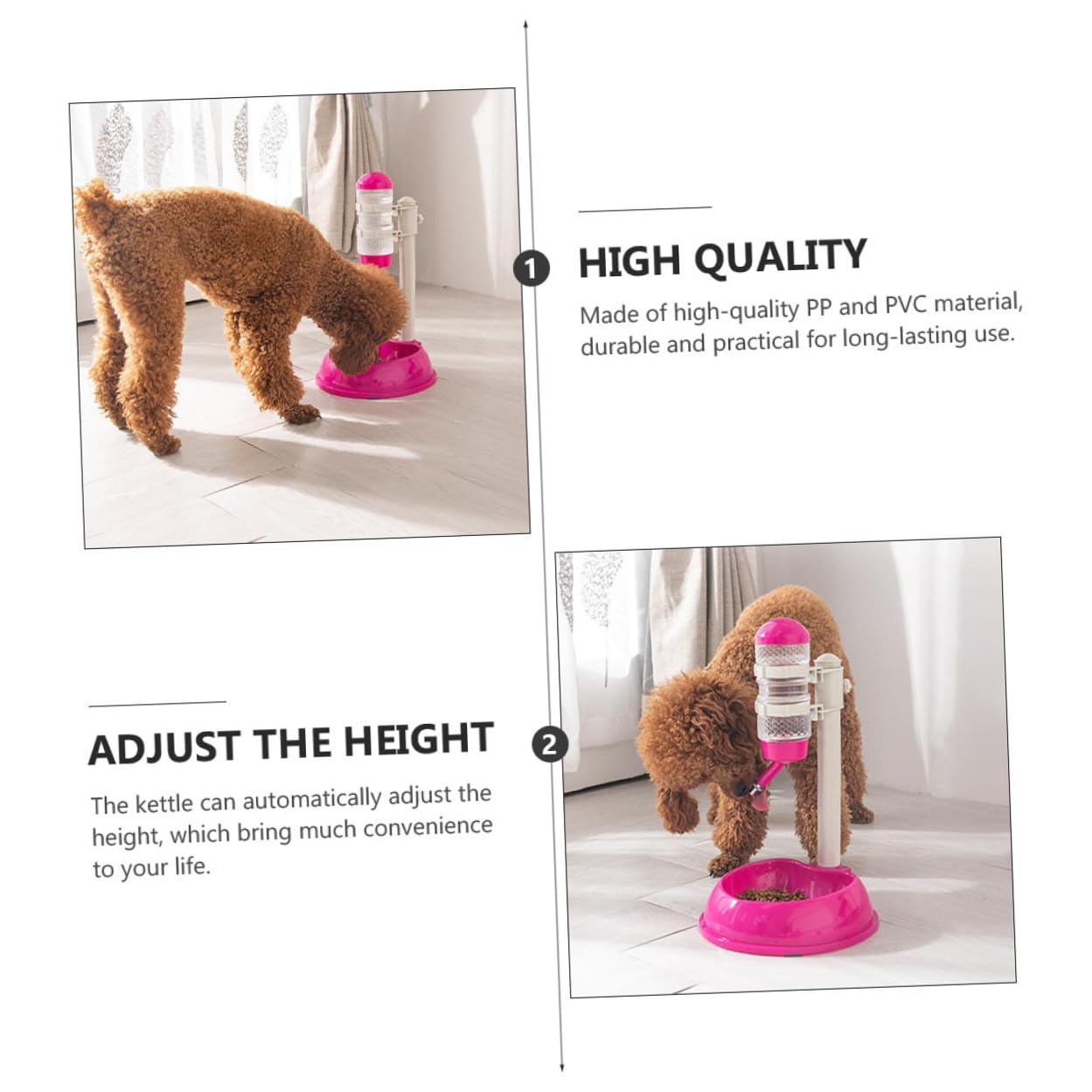 Alimentador Automático para Mascotas Bebedero y Tazón 500ml