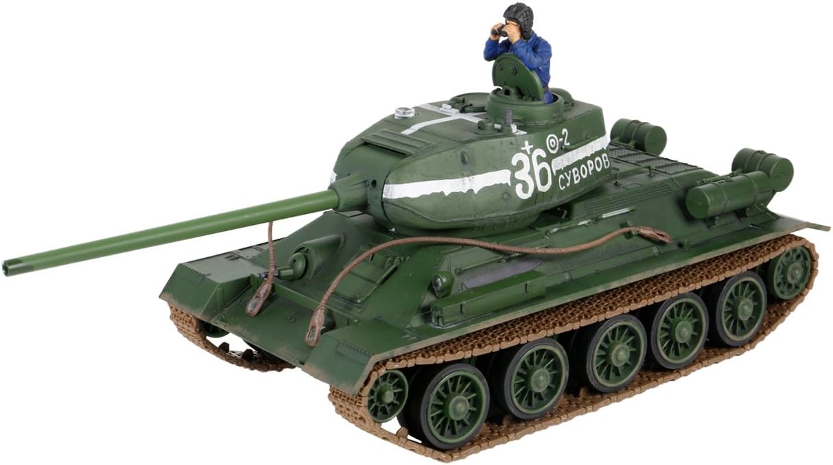 Forces Of Valor 1/24 RC Radio Control Soviet T-34/85 Tank # 372002