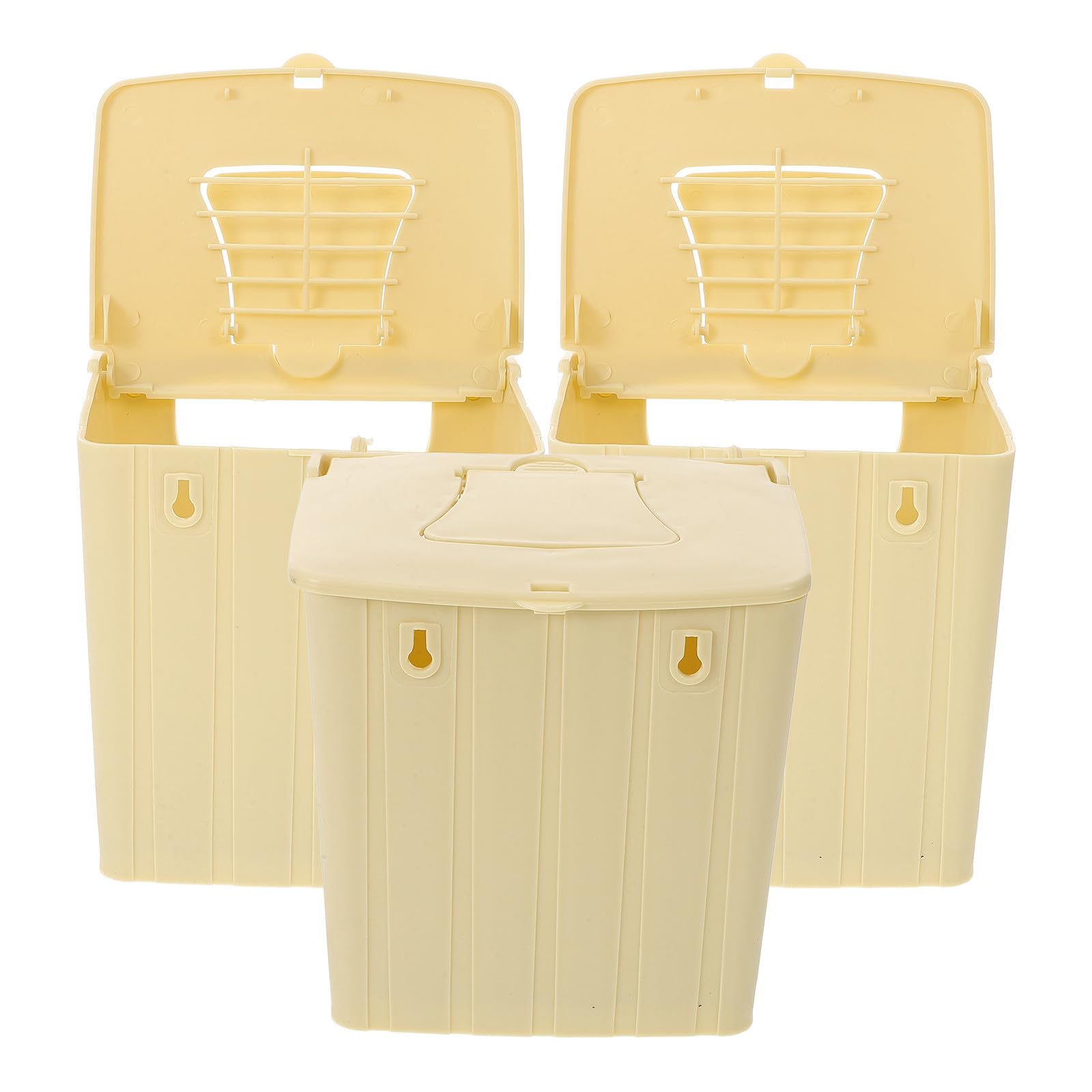 Maison suspendue pour oiseaux Gadpiparty en plastique beige pour aménager votre cour fleurie