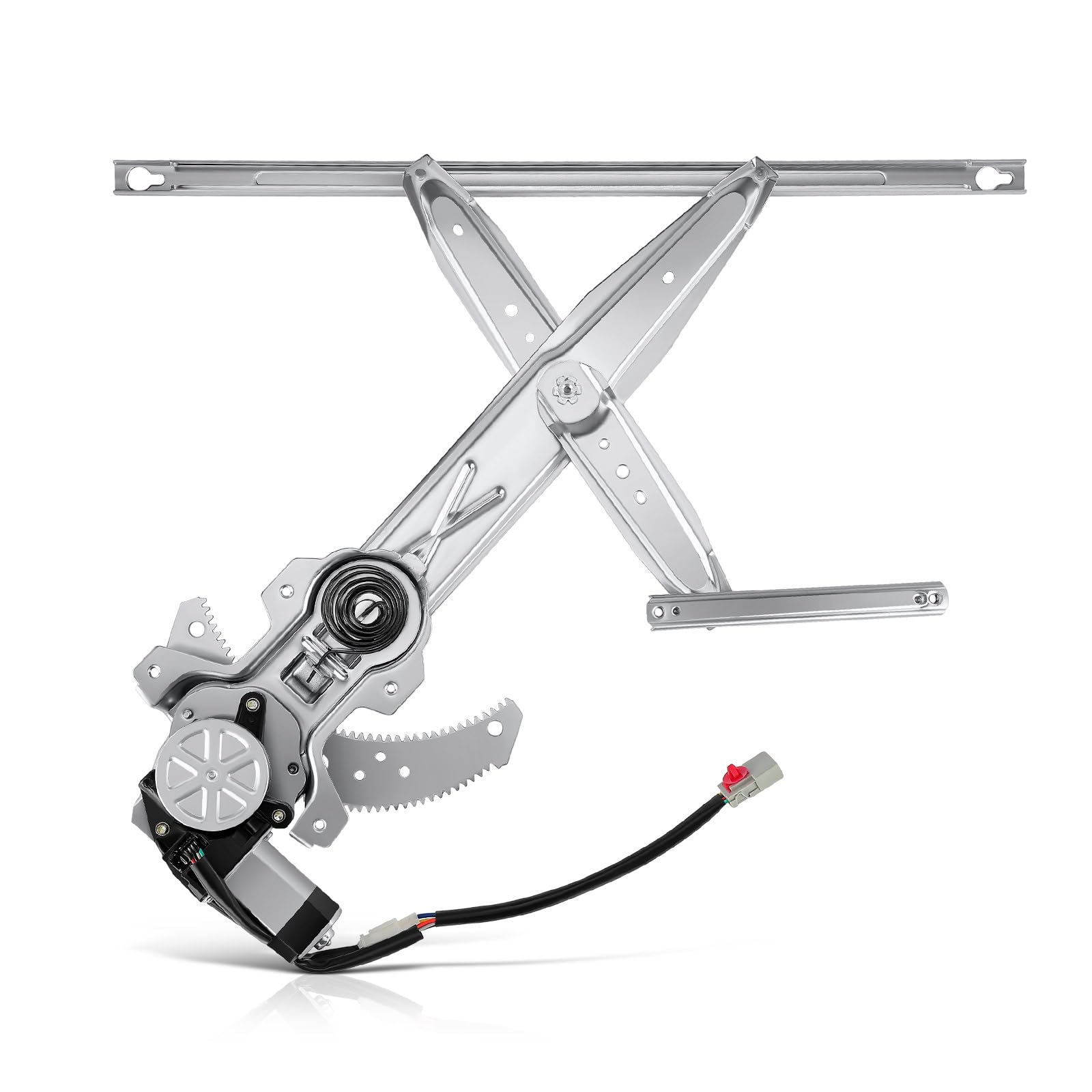 YHTAUTO Front Driver Side Power Window Regulator with 4-Pin Motor Assembly for Honda Accord 1998-2002 Coupe