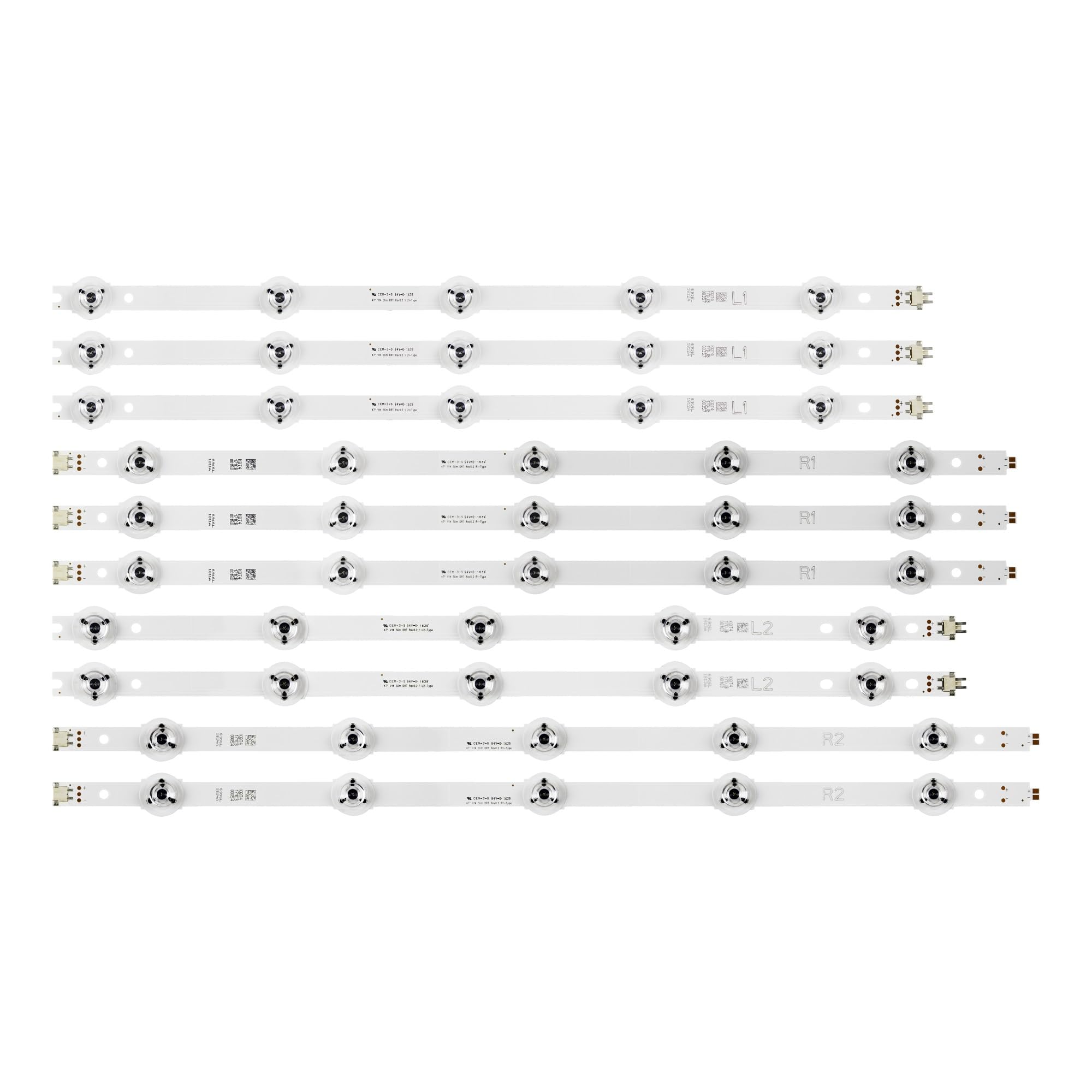 ARICCI MAMA'S PEARL LED Backlight Strip Fit For Panasonic TX-47AS740B 47AS650E TX-47ASM651 TX-47AS650B TX-47AS740E 6916L-1811A 1812A 1813A 6916L-1814A