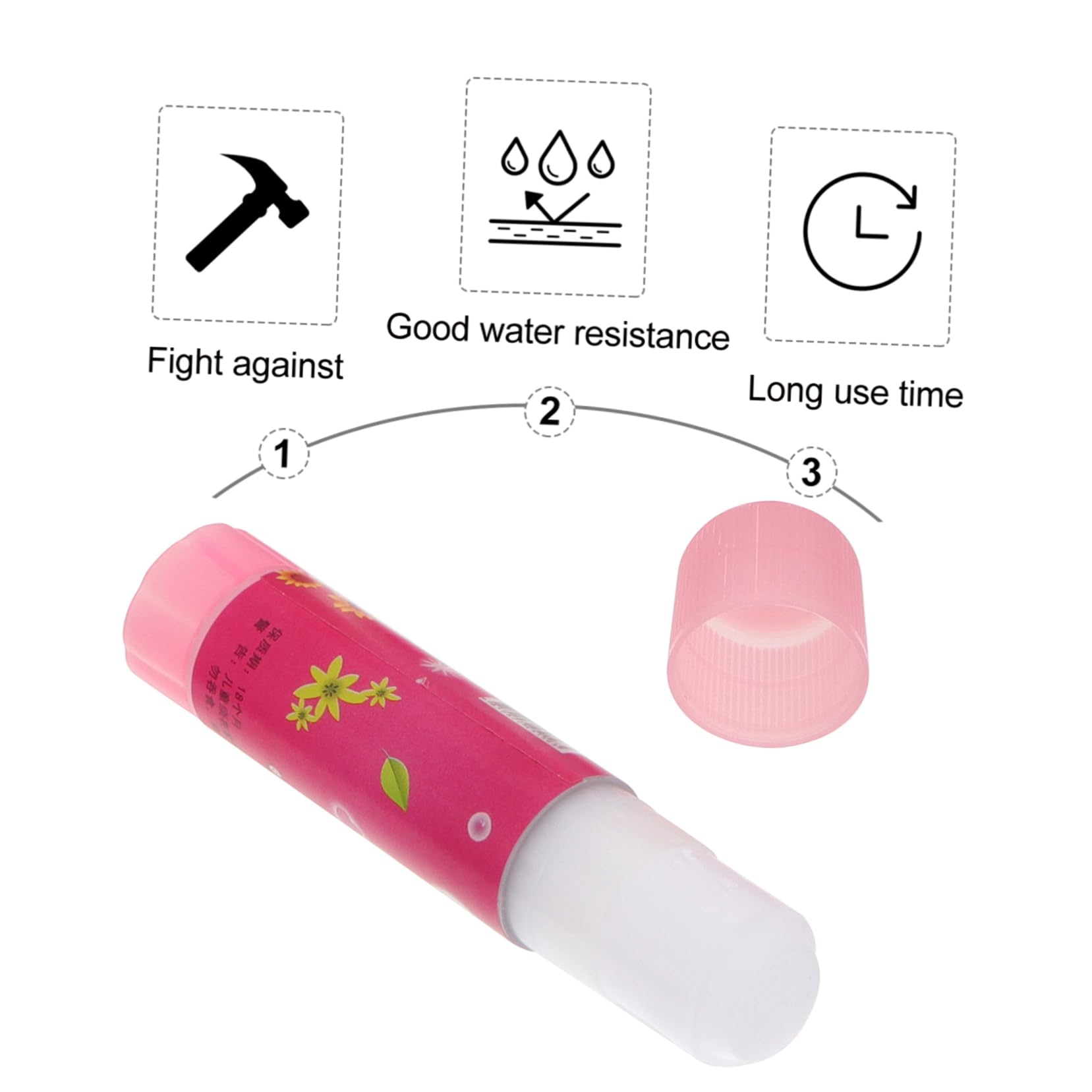 Housoutil 3 Set Colla Stick Bianco Per Cancelleria Adesivi Per Ufficio E Scuola Facile Da E Trasportare Per Cartone E Foto 16 Pezzi * 3