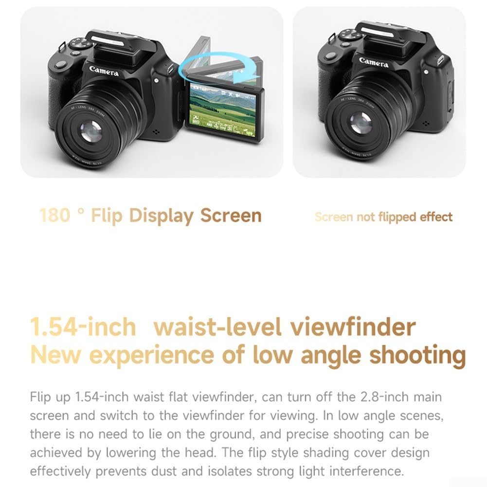 Cámara de 68 MP para apuntar y disparar video 4K antivibración