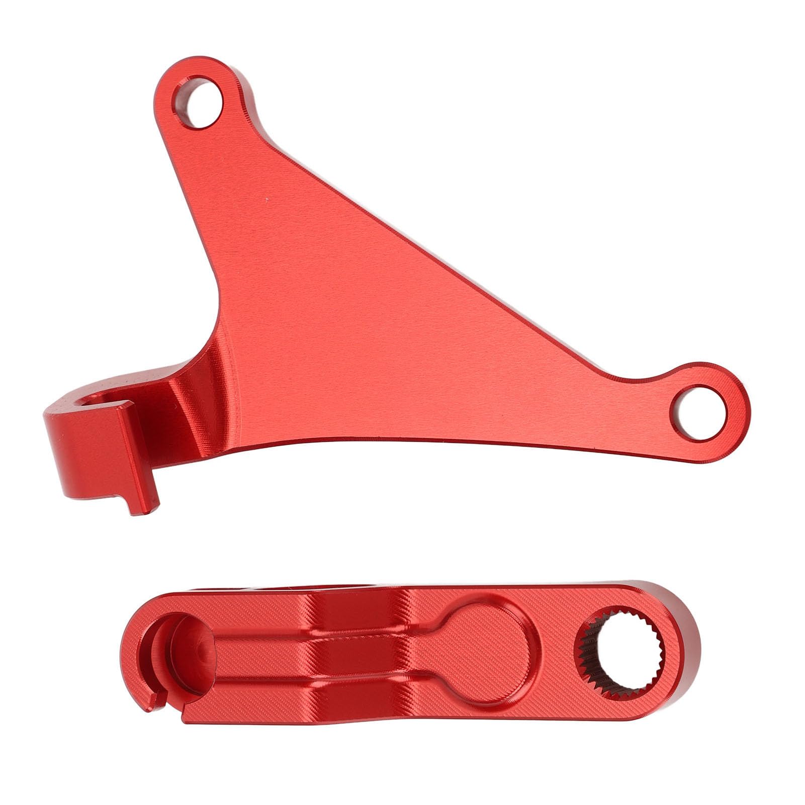 ANGGREK Kupplungsarm-Verlängerungshebelhalterung, Aluminiumlegierung, Reduziert die Kupplungszugkraft, Verbessert das Fahrerlebnis für Tenere 700, MT-07, XSR700 (Rot)