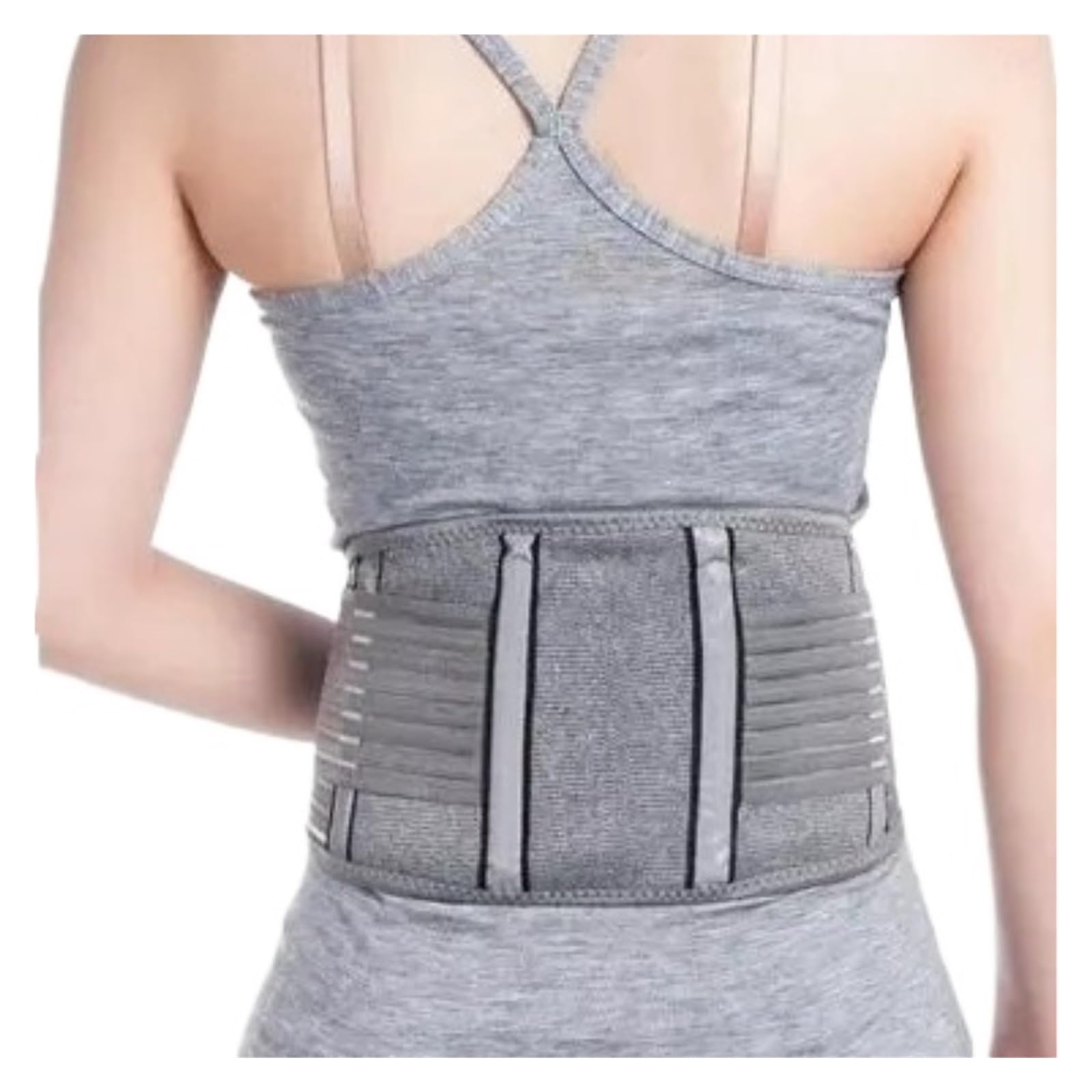 Faja Lumbar Cinturón Protector De Espalda Ajustable con Soporte Lumbar For Mujer For Fitness Baloncesto Deportes Al Aire Libre Cinturón Apoyo Lumbar(M)