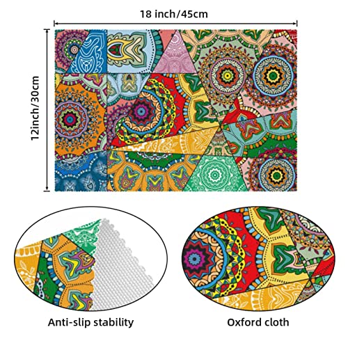 Sets de table Mandalas pour embellir vos dîners de famille
