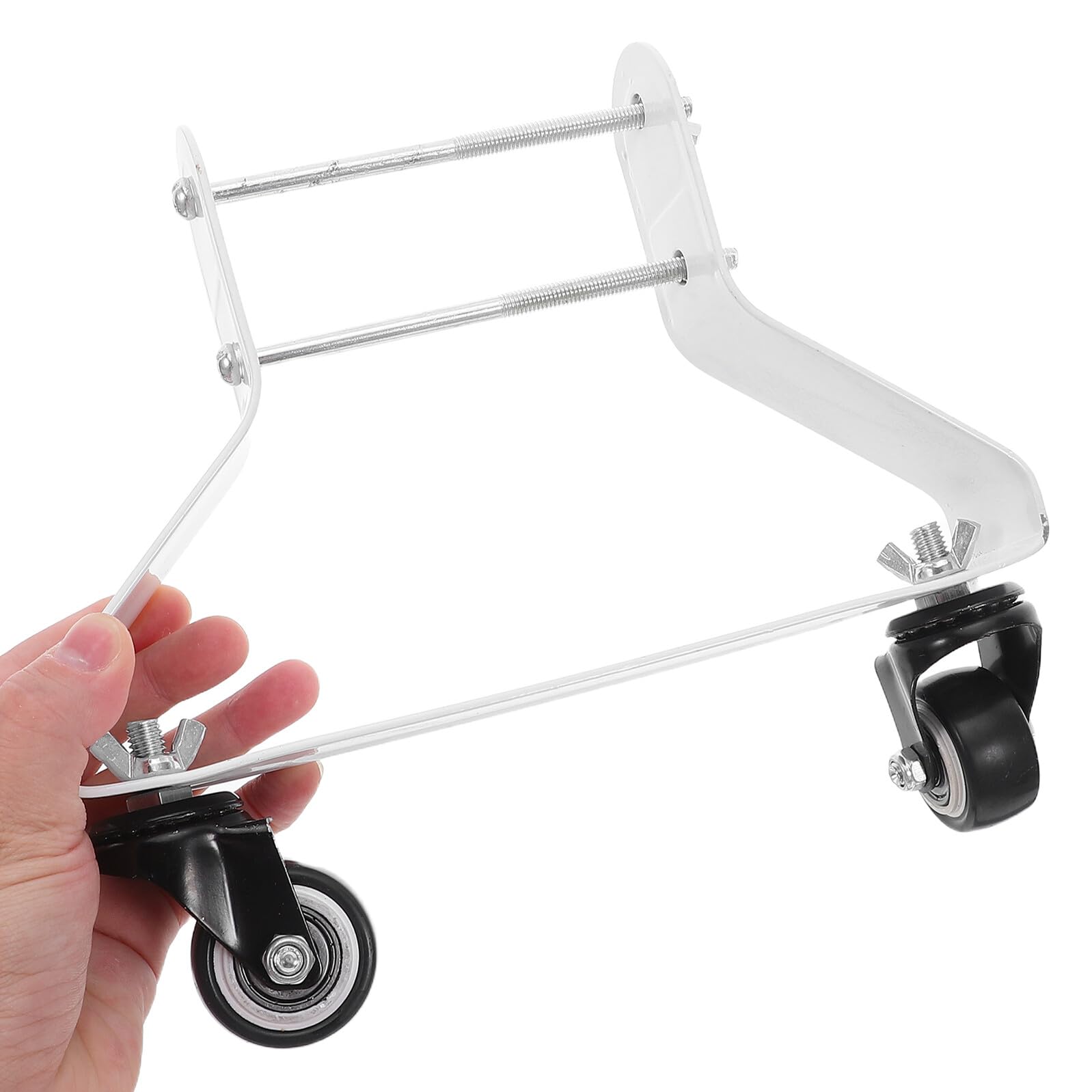Soporte para Radiador de Aceite con Ruedas Negras Dobles Base Móvil con Doble Rodamiento para Calefactor Eléctrico Accesorio Resistente y Compatible para Movilidad Silenciosa en