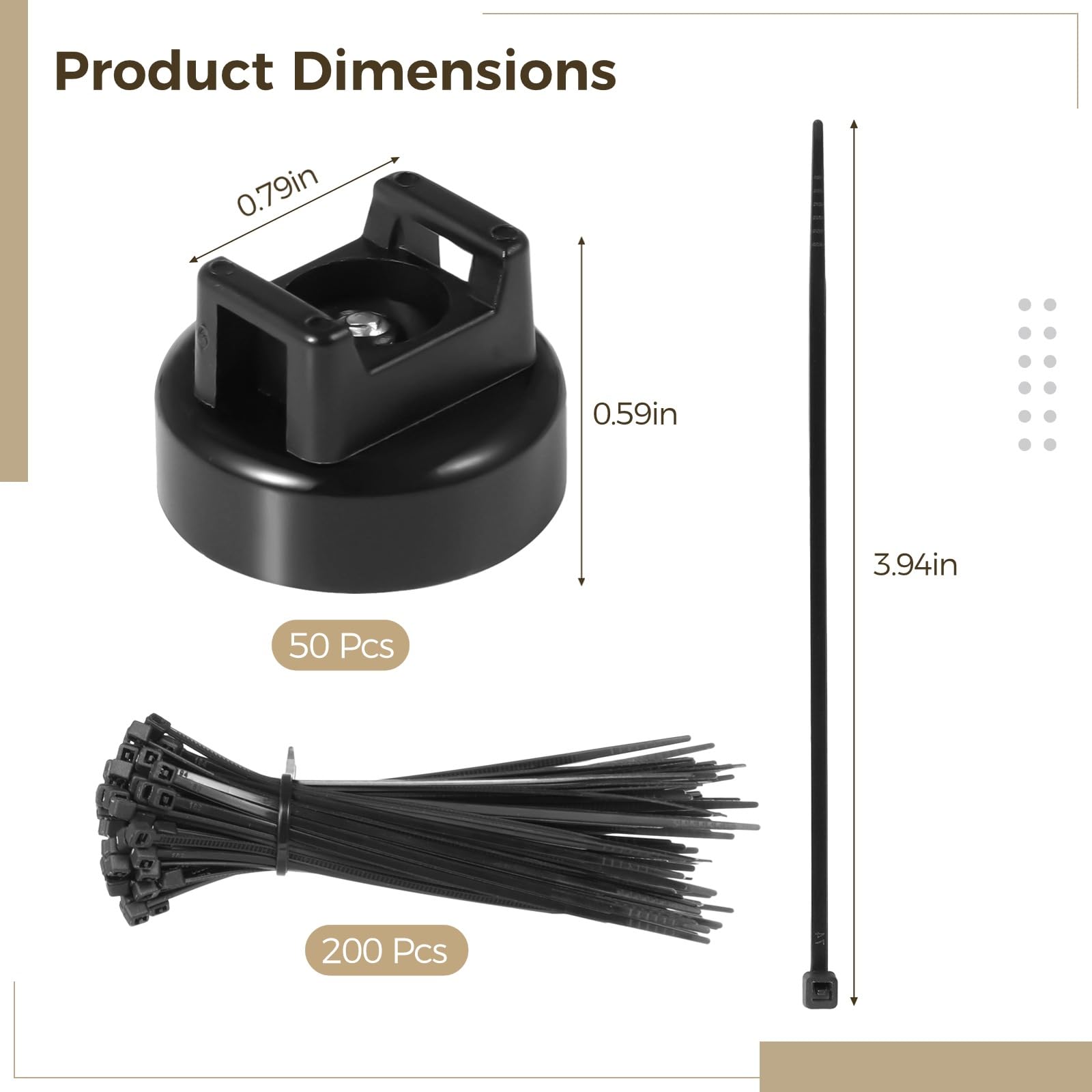 マグネットジップタイマウント 磁気ジップタイ マウントクリップ ベースホルダー 強力多目的ワイヤーケーブルホルダー マウントワイヤー  磁気ケーブルジップタイマウントクリップ 多目的ジップタイ マウントベースホルダー ブラックワイヤーケーブルホルダー マウント ...