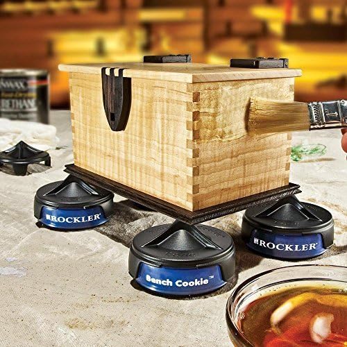Rockler Bench Cookies Finishing Cones (4-Pack) – Fits Snugly Over Work Grippers for a Fail-Safe Project Finishing System - Cones Nest for Easy Storage - Router Accessories