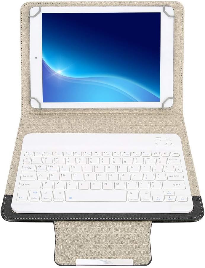 EBTOOLS Bluetooth Keyboard Case, PU Leather Protective Cover + Keyboard with Stand, Commonly Used for All 9.7 inch to 10.1 inch Tablets