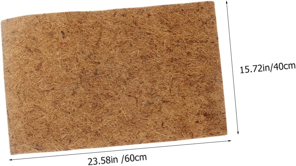 Natural Coconut Fiber Reptile Mat Bedding Liner for Tortoises Snakes and Lizards for Terrariums and Aquariums 1kg Pack