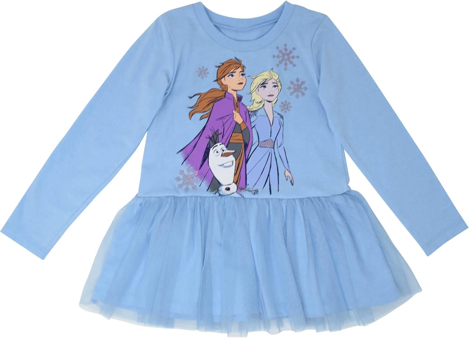 Disney Frozen Elsa Anna Frozen Girls T-Shirt and Leggings Outfit Set Infant to Little Kid - Image 5