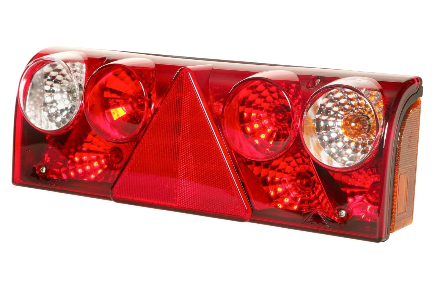 Aspöck EUROPOINT II LKW-Rückleuchte rechts, 7-PIN ASS2.1 Bajonett | Robuste IP54 Heckleuchte mit E9-Zulassung und ADR Zone 2. Ideal für Lkw, Anhänger, Sattelauflieger und Landmaschinen.