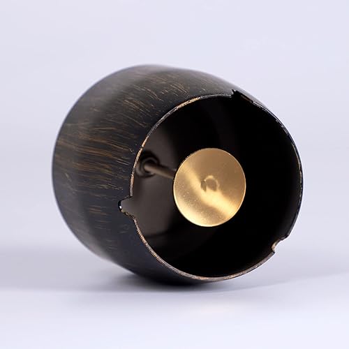 Miniatura 5 de Cenicero con tapa para cigarrillos, de acero inoxidable, sin humo, sin olor, resistente al viento, ceniceros para el hogar, oficina, mesa, exterior,