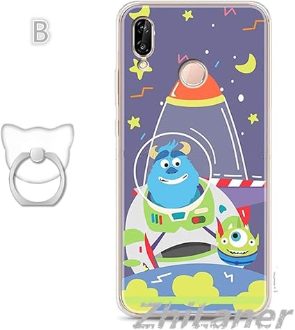 Amazon Co Jp Zhilaner Huawei P Lite ケース ファーウェイ P Pro ケース Huaweipケース Ppro カバー ファーウェイ ハーウェイpliteケース ファーウェイpプロケース Huaweipliteケース Huaweipproカバー 耐衝撃 保護カバー リング付き 落下防止 おしゃれ