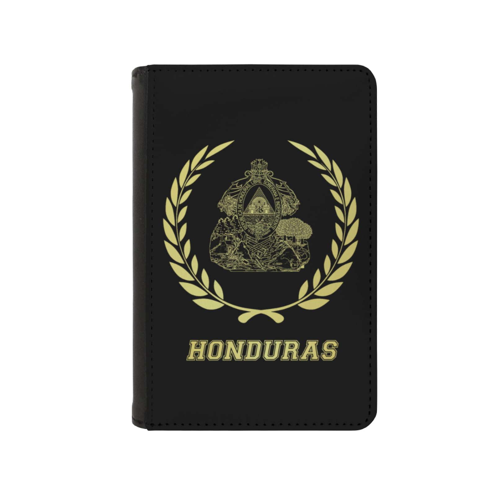 Passport Holder Cover Honduras Hondurans Flag Logo PU Leather Case Wallet Passport Book Protector for Women Men Flying Travel Fashion Gift