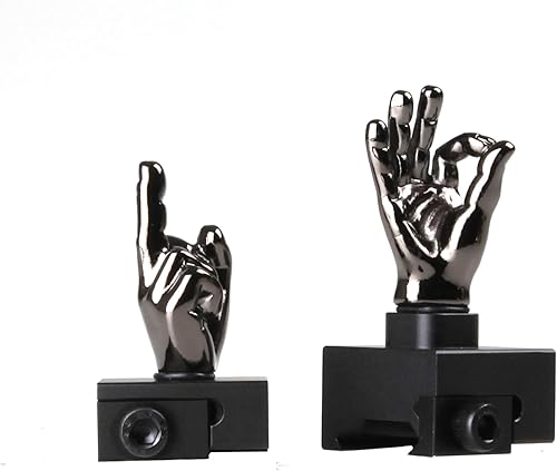 Stinger Novedoso juego de mira de dedos, juego de mira de hierro delantera y trasera, apto para riel y tejedor Picatinny, recto 90 grados