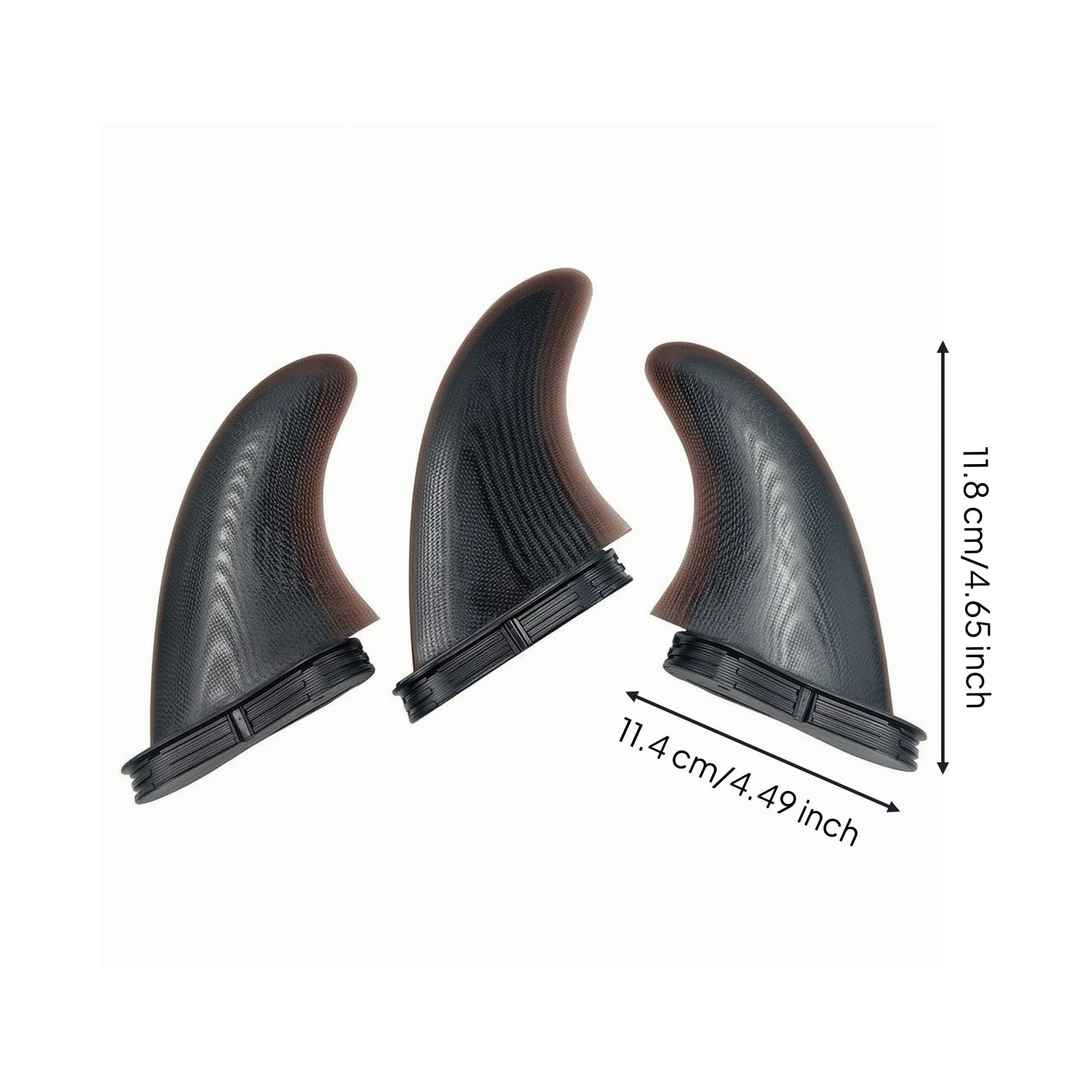 Quilla de Surf + + Quilla + Tablas + Compatible con Caja de Doble Lengüeta Componente Único Removible en Fibra de Vidrio con Curvo y Superficie