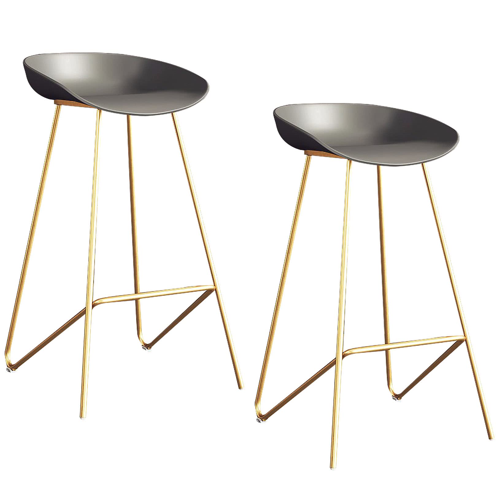 Tabouret de bar montage en 3 à 5 minutes pieds métal lot de 2