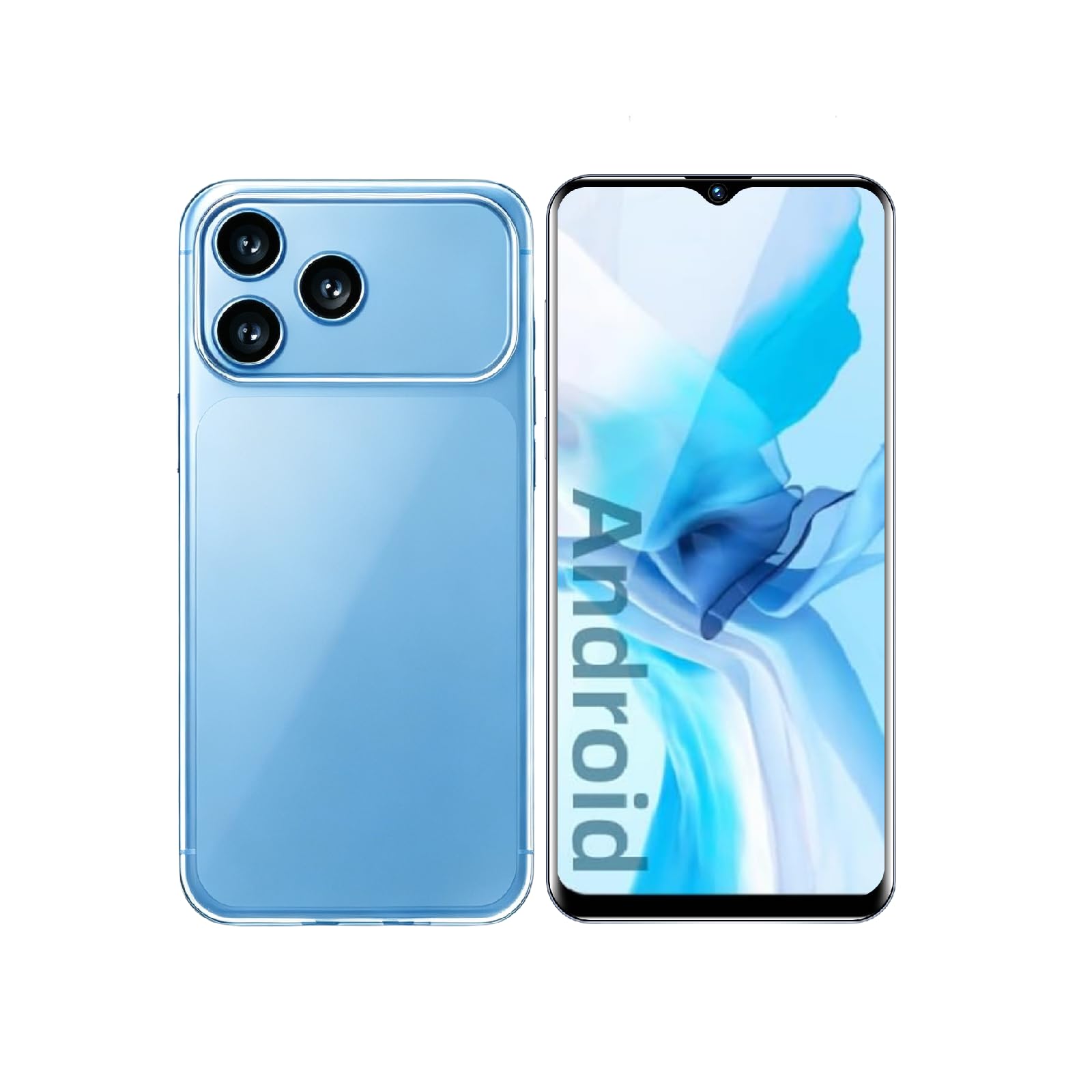 Téléphone débloqué, écran de 6,6 Pouces, Double caméras, 3 Go RAM, 16 Go ROM, Prend en Charge Uniquement 4G Network Bandes de fréquence, Cartes Double SIM, Smartphone