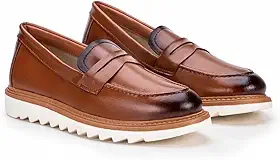 Mocassim Masculino Social Casual GuGi Confortável com Sola Tratorada Antiderrapante 5400